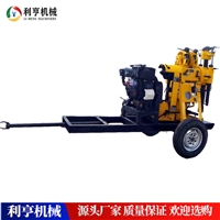 130米岩石打井机 液压水井钻机 柴油动力牵引式钻机