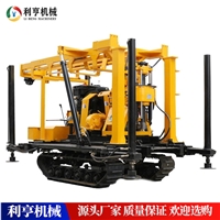 履带式多功能水井钻机 民用钻井机 工程勘探钻机