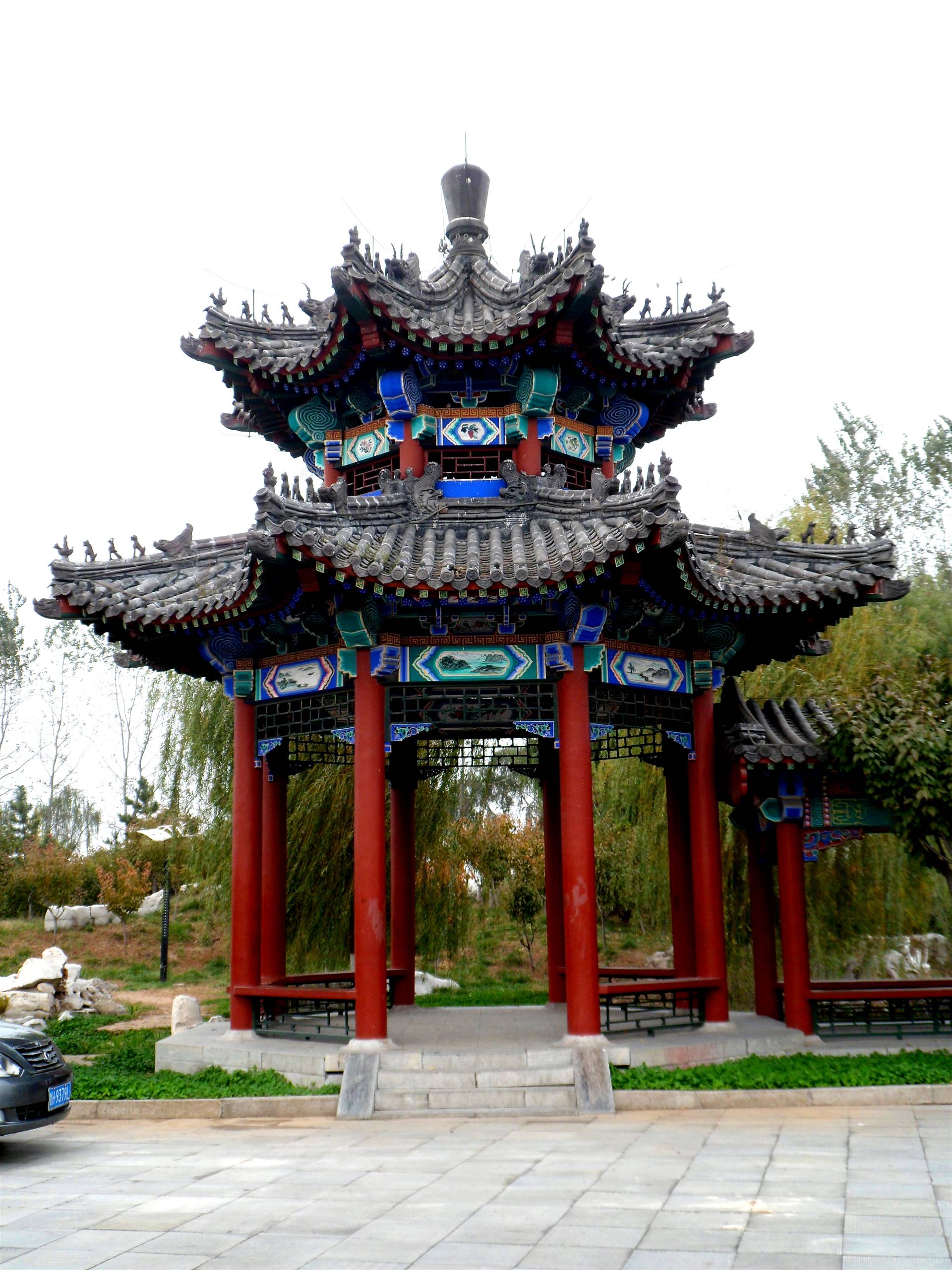 古建筑亭子设计 六角亭设计