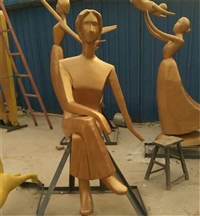 铸铝雕塑 厂家定制铸铝仿铜雕塑