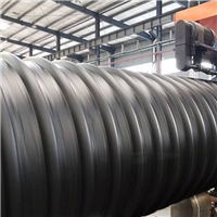 钢带增强螺旋波纹管  双壁波纹管 pe钢带螺旋波纹管 pe钢带波纹管