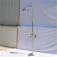 鸡西实验室台式洗眼器 鹤岗不锈钢复合式洗眼器 实验室紧急洗眼喷淋装置