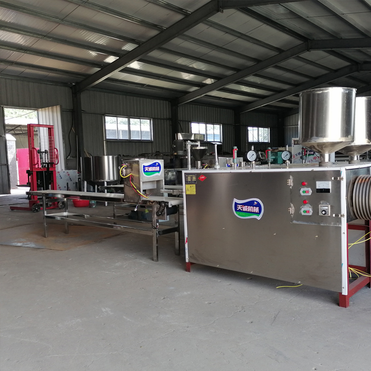 个个米豆腐机器简介 小型米豆腐机操作指导