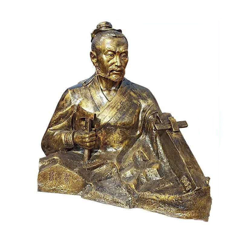 半身像铜雕鲁班