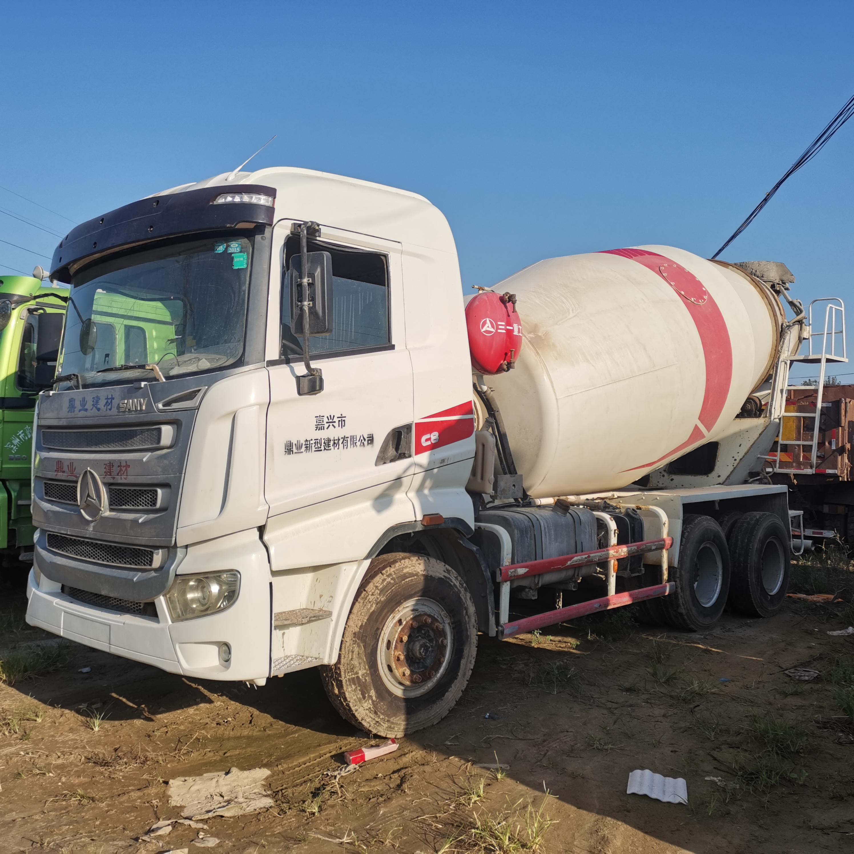 二手日野水泥搅拌罐车 三一搅拌罐车 大12方水泥搅拌罐车