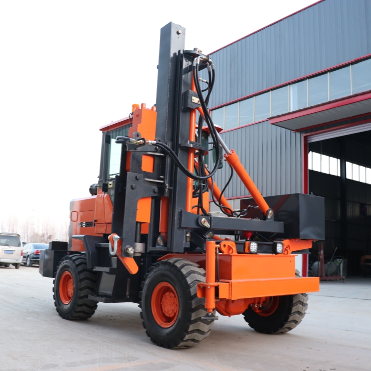 小四轮公路护栏打桩机小型公路打拔钻一体机