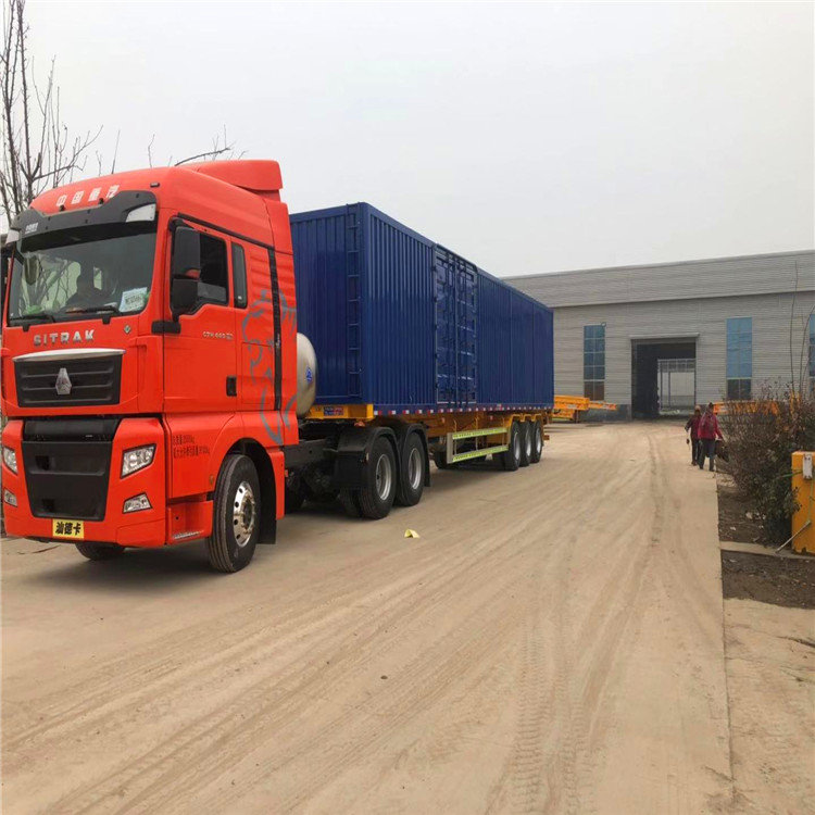 集装箱骨架车 箱式运输半挂车 快递运输半挂车 供应价格