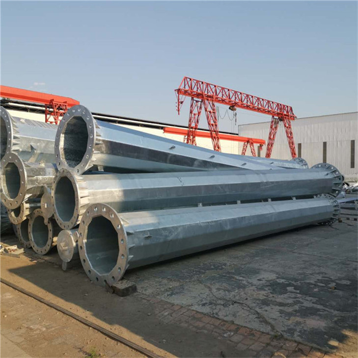 13米钢管杆重量直线钢管杆双回路终端杆厂家定做