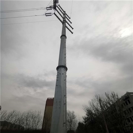 新疆66kv直线钢杆 分支钢管杆 输变电线路钢杆图纸定制