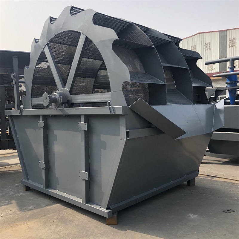 普拓机械高效水轮洗砂机轮斗式洗沙设备厂家直销