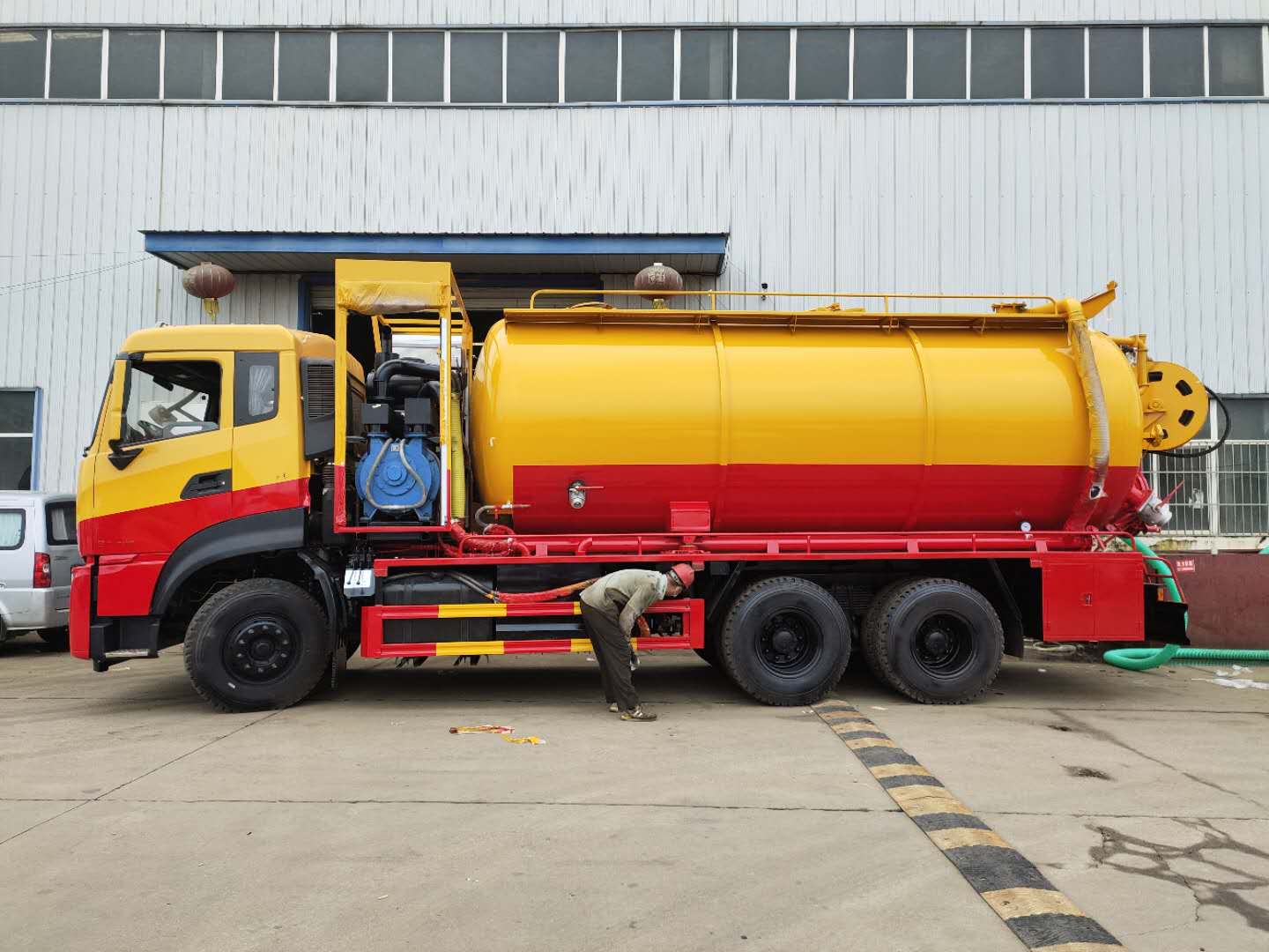 吸污车高压清洗吸污车 山东厂家直销 自吸自排3 2疏通吸污一体车