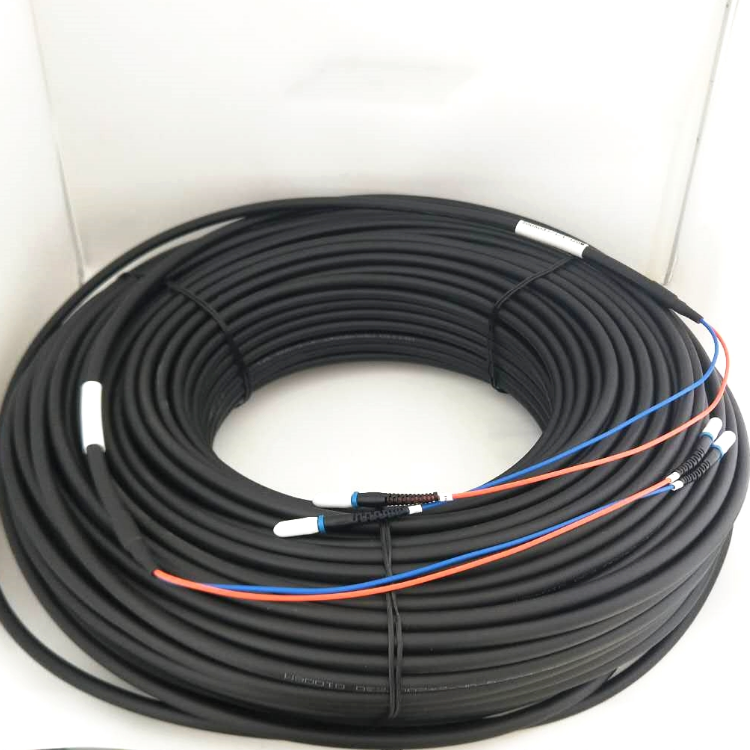 航空连接器 风力发电主控光电混装 2芯石英光纤连接器