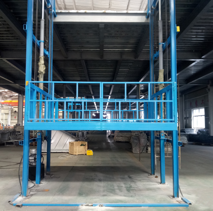 重庆导轨式升降货梯厂家直销 简易升降平台