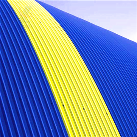 宝钢彩钢板合格证淡瓷蓝412