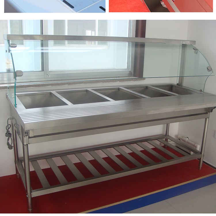 食堂保温饭台多层保温售饭餐厅保温设备保温快餐台