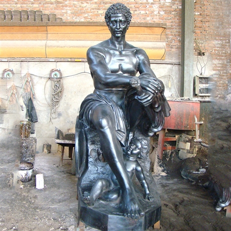 西方人物铜雕 人物铸铜雕塑加工厂家