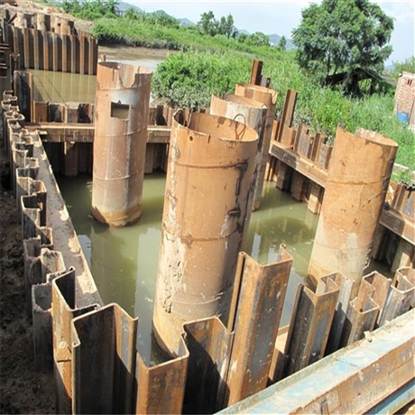 拉森止水钢板桩钢板桩施工质量保证