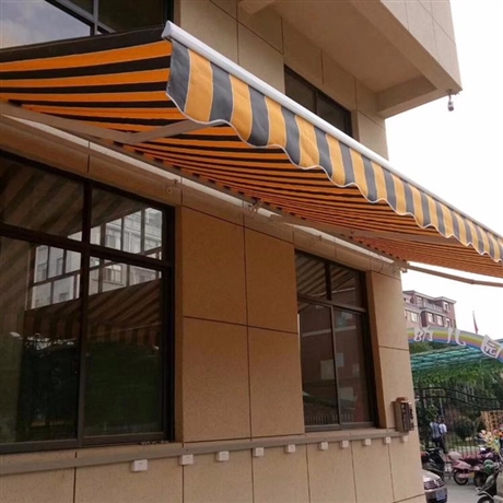 厂家定制手摇式伸缩雨棚 重庆雨棚厂家