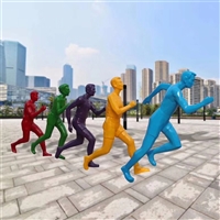 玻璃钢体育运动人物雕塑