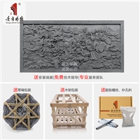 砖雕门神北京四合院出售园林民间传说1.5m八仙过海HC3000