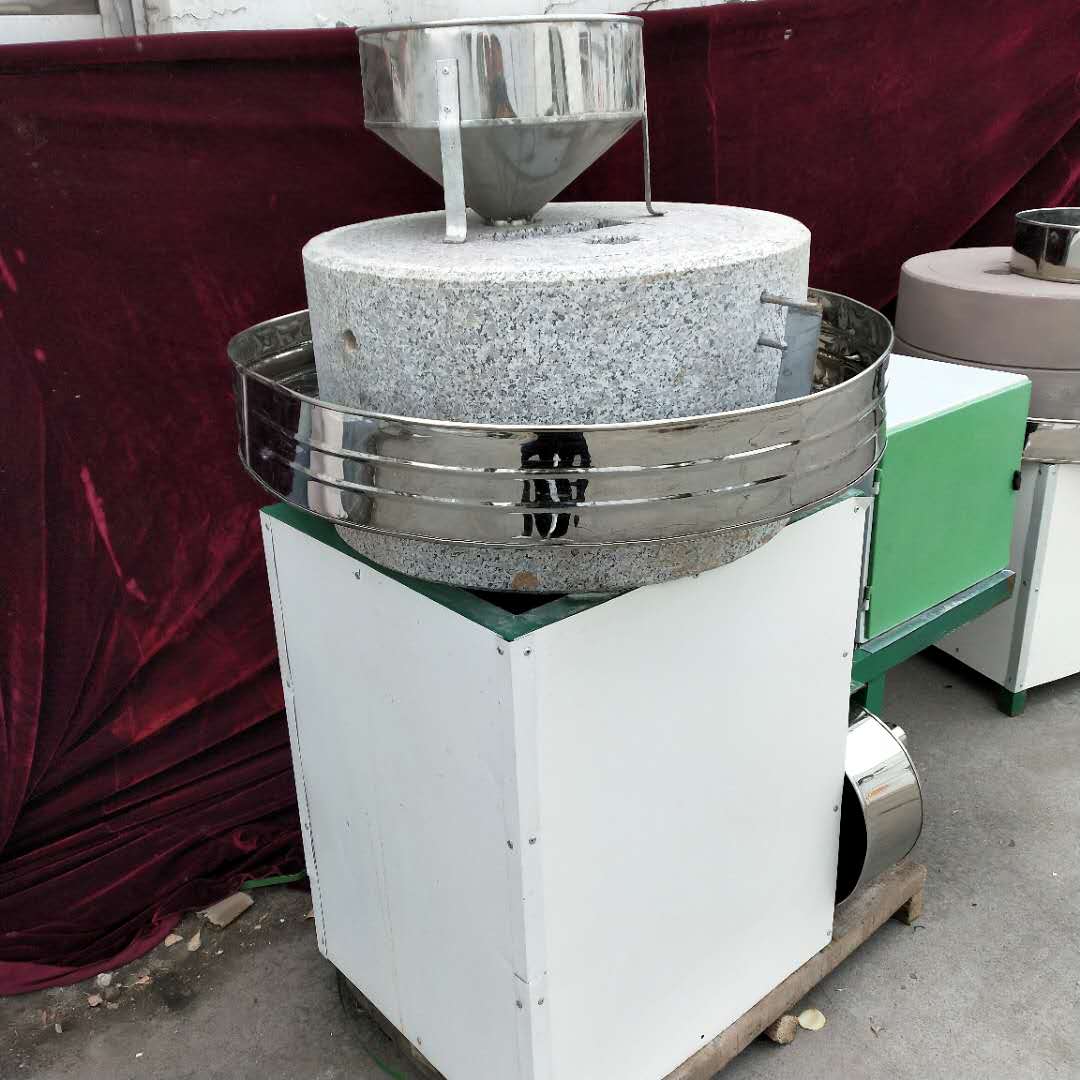 批發 多功能芝麻醬石磨機 電動麵粉石磨機視頻 小型商用石磨機