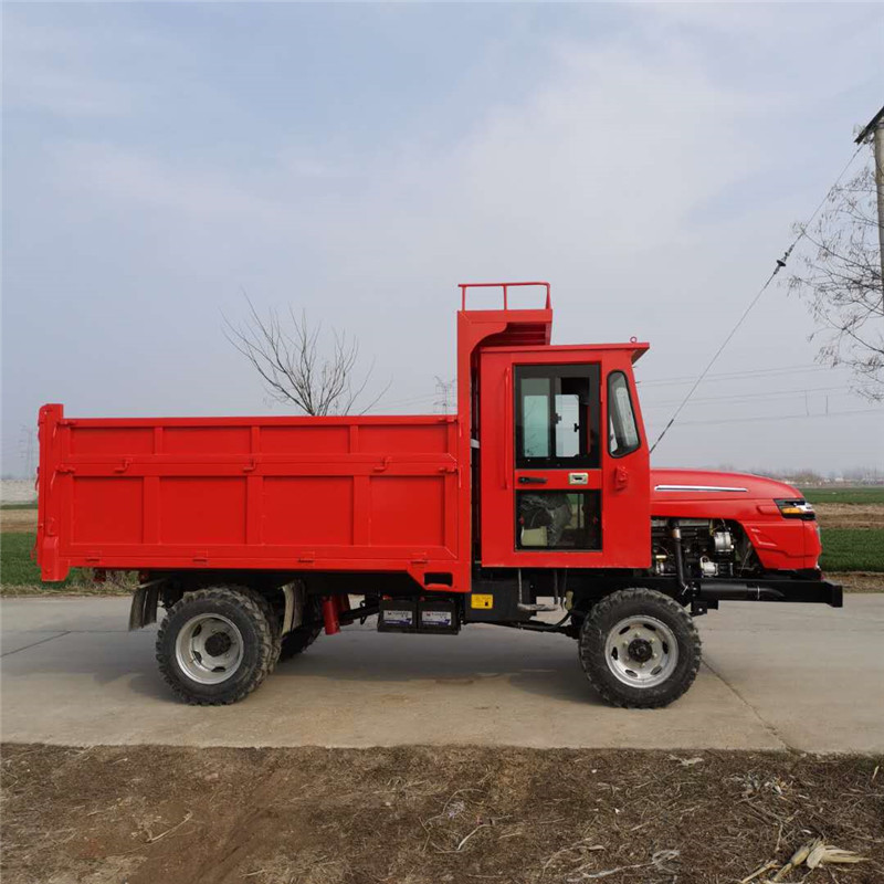 柴油液压自卸六轮车 三开门双层车厢运输车 农用工程六轮车