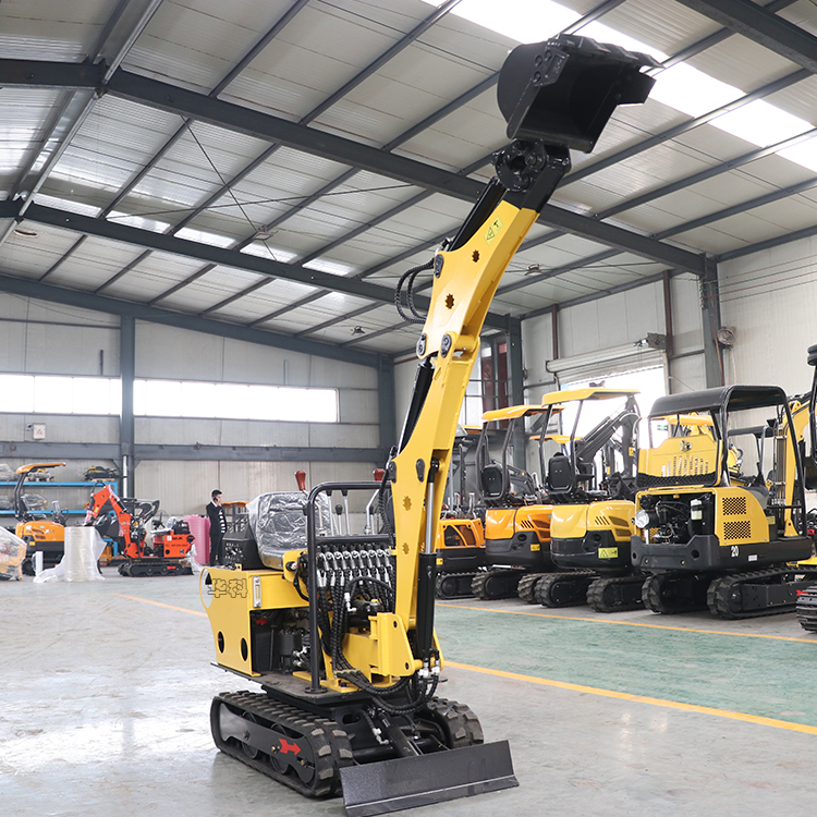 山东华科机械有限公司 产品展厅 >华科新款 果园小型挖掘机 工地施工