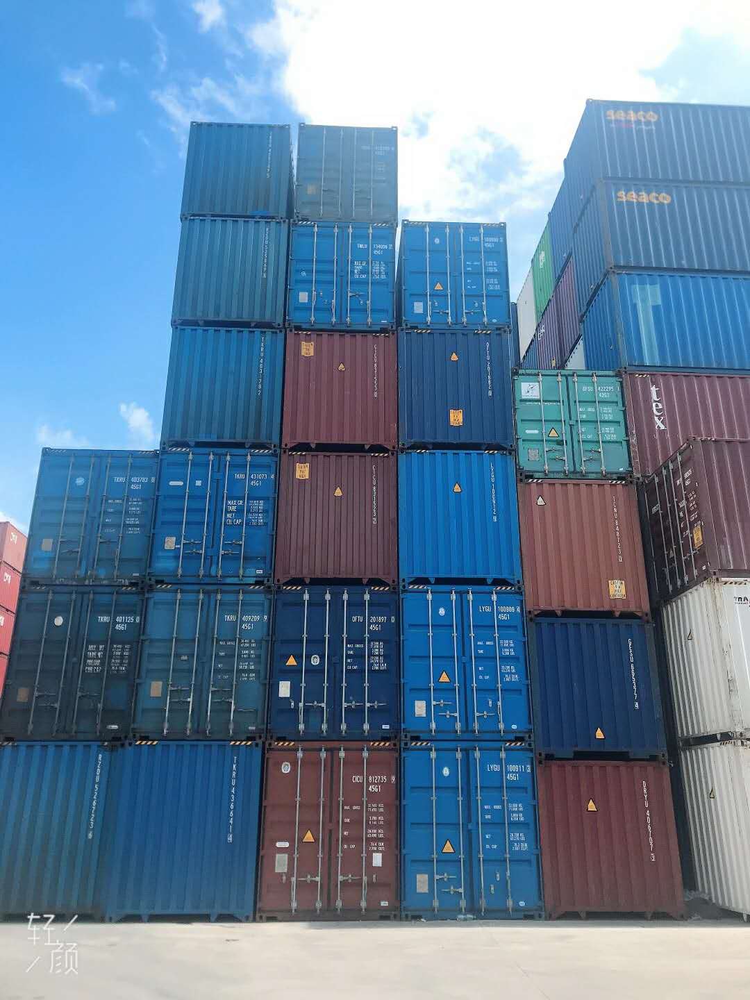 40尺集装箱40尺平柜广州集装箱出口集装箱二手集装箱