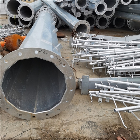 220KV电力钢管杆生产厂家 热镀锌金属线杆 角钢塔定制
