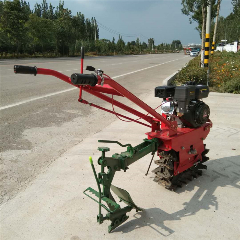 手扶式开沟犁地机 覆带式旋耕耘耕机 单链条旋耕机厂家