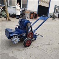 地面混凝土残渣清理清渣机 水泥地刨毛拔渣机 双滚刀清灰机