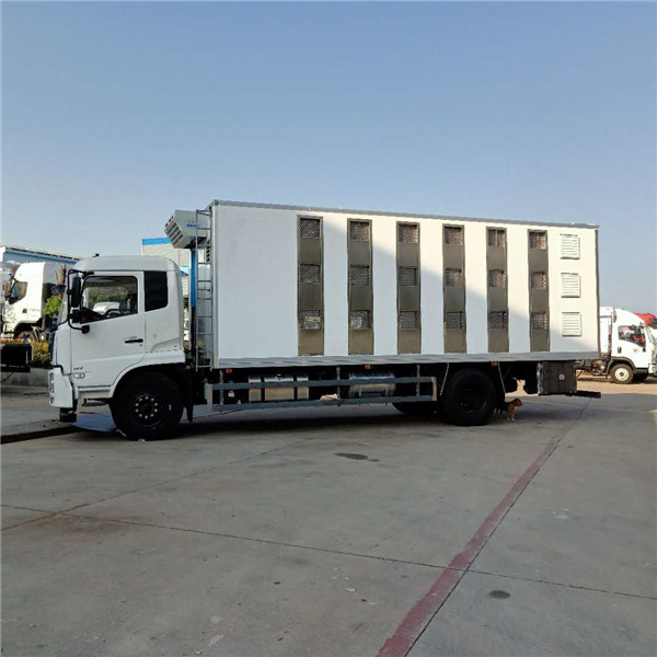 全铝合金猪苗运输车 东风天锦恒温猪苗运输车