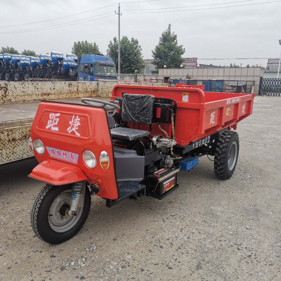 大马力柴油爬山虎 简易棚翻斗三轮车 家用小型柴油车 农用运输车