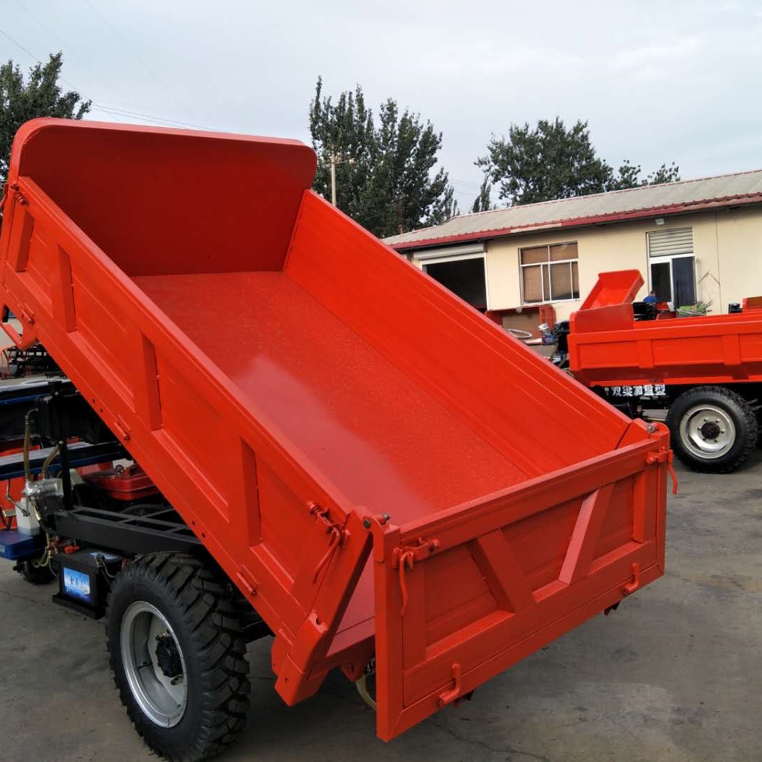 建筑工地工程柴油三轮车 爬山自卸翻斗车 五征农用三轮车