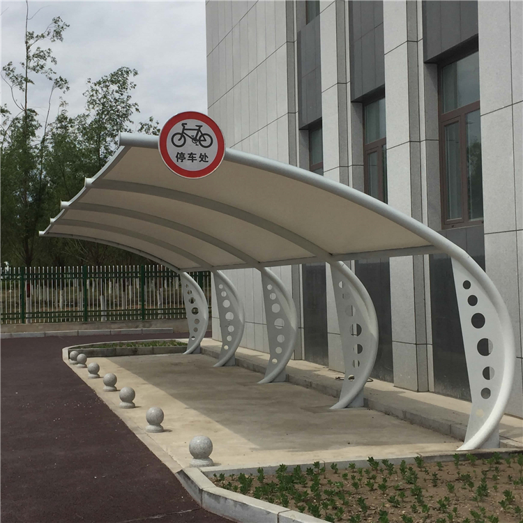 烨辉生产销售创意车棚定制户外膜结构车棚支持定制