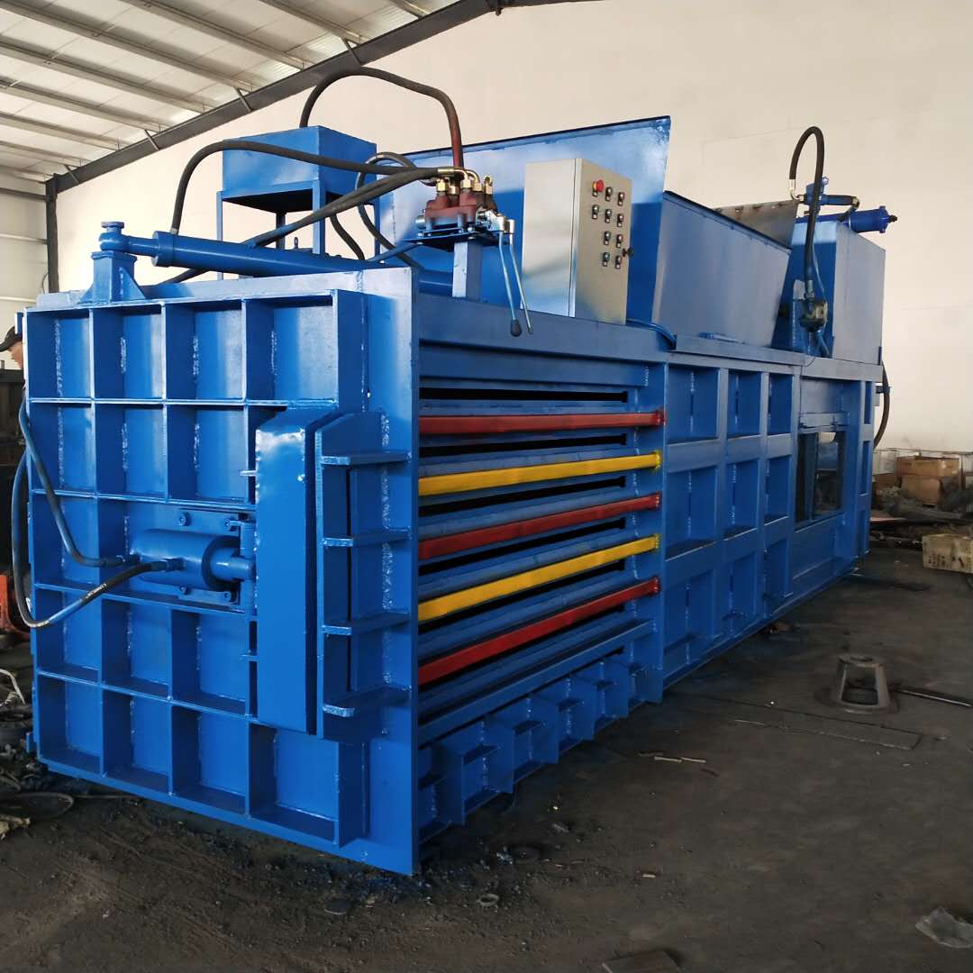 卧式液压打包机 液压打包机 废纸液压打包机