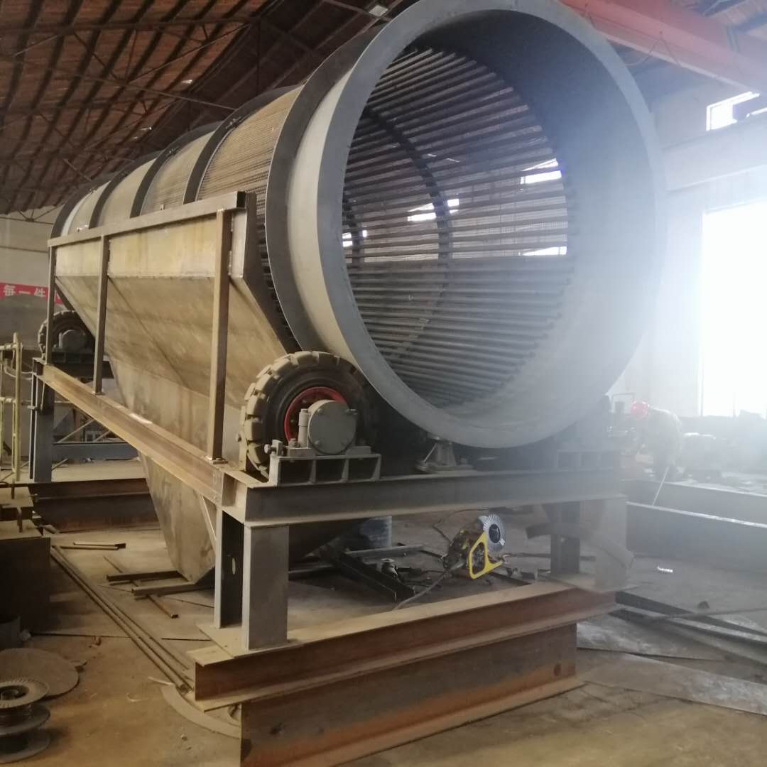 沙场沙石滚筒筛分机 矿用滚筒筛分机 大型筛沙机