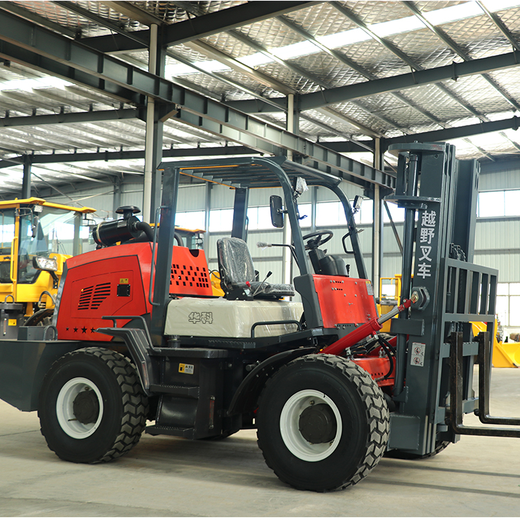 hk40t一体式越野叉车工程小型搬运越野叉车