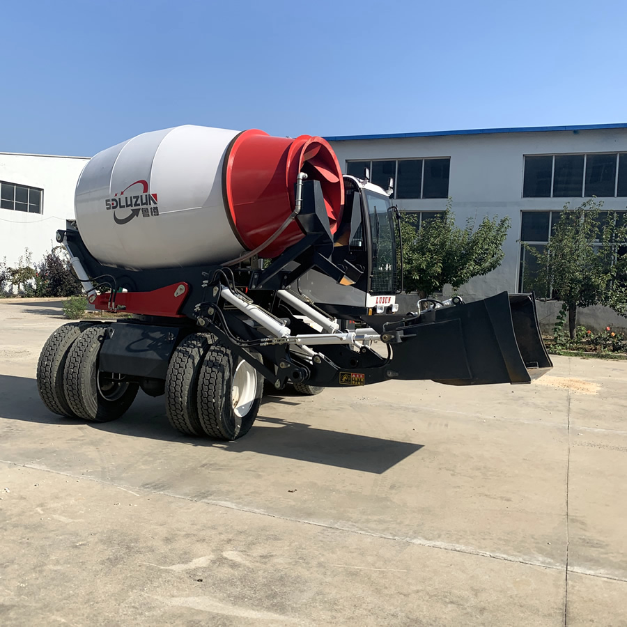 35方移动自上料平口搅拌车增城平口搅拌车自动挡