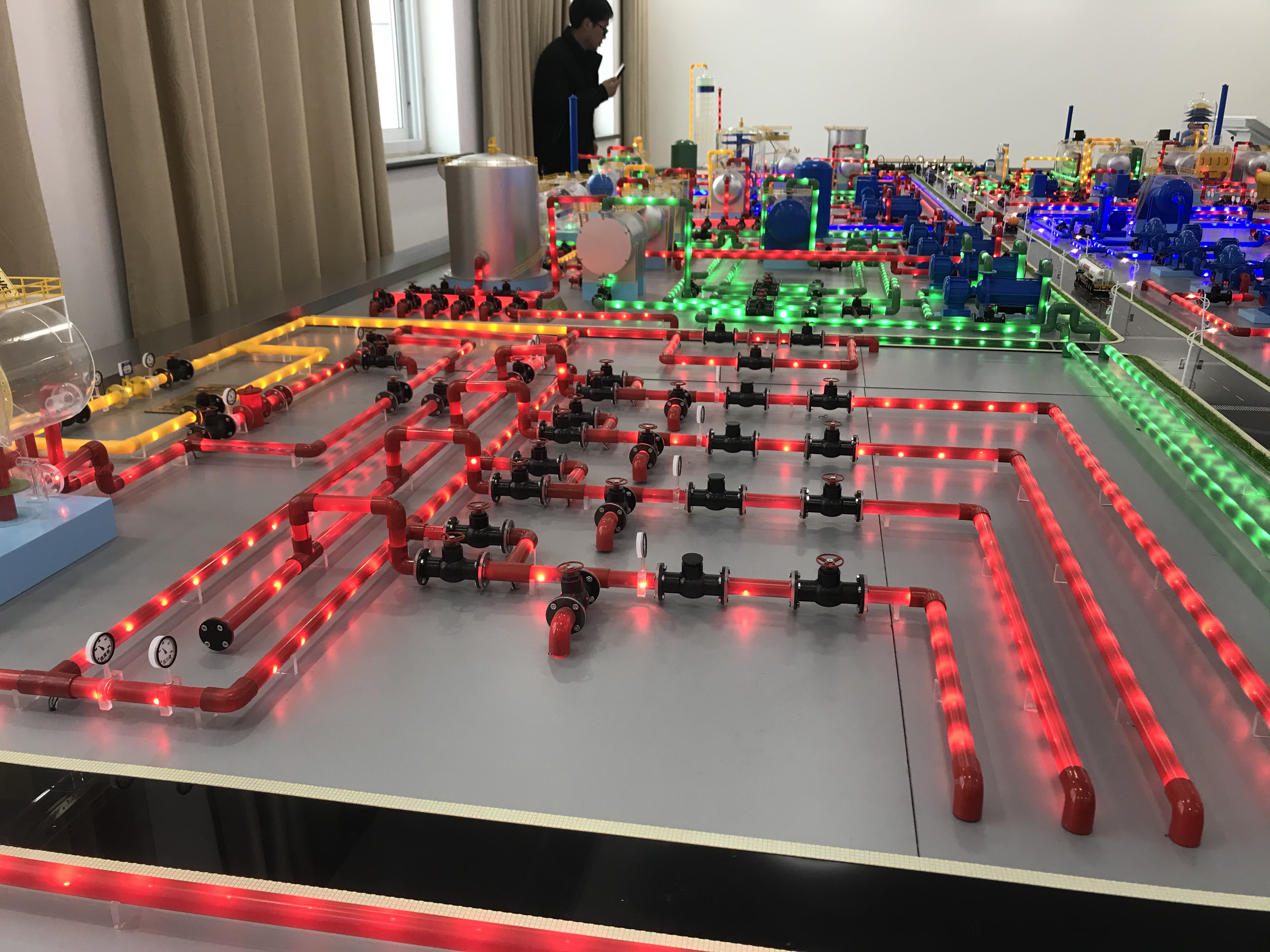 天然气管道模型 输油管道模型 油气管道模型 油气田开发模型