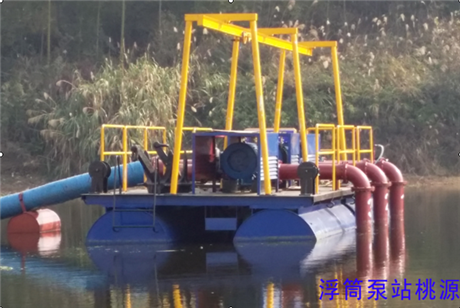 江苏摇臂式浮船取水泵站