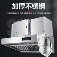 饭店油烟净化器一体机 厨房低空商用油烟净化一体机