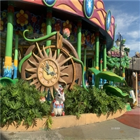 玻璃钢卡通雕塑图片 广州商场订制吉祥物摆件