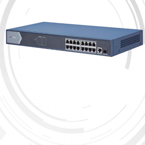 DS-3E0518P-E 海康威视千兆PoE交换机 18口 金属外壳