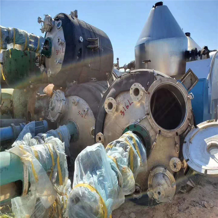 回收转让 全不锈钢反应釜 内胆316材质 夹套304材质