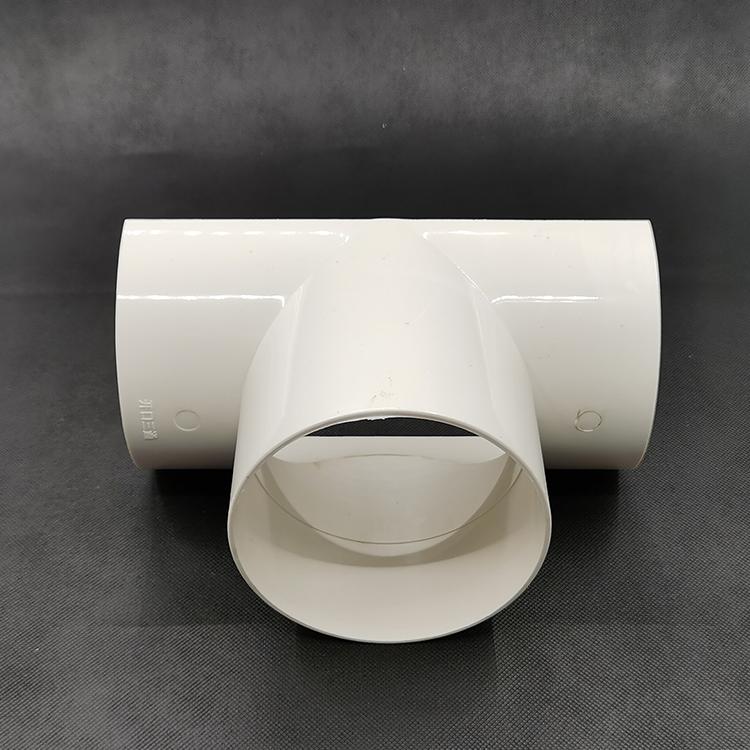 pvc开口三通 110加长版开口三通 pvc异径三通排水管件