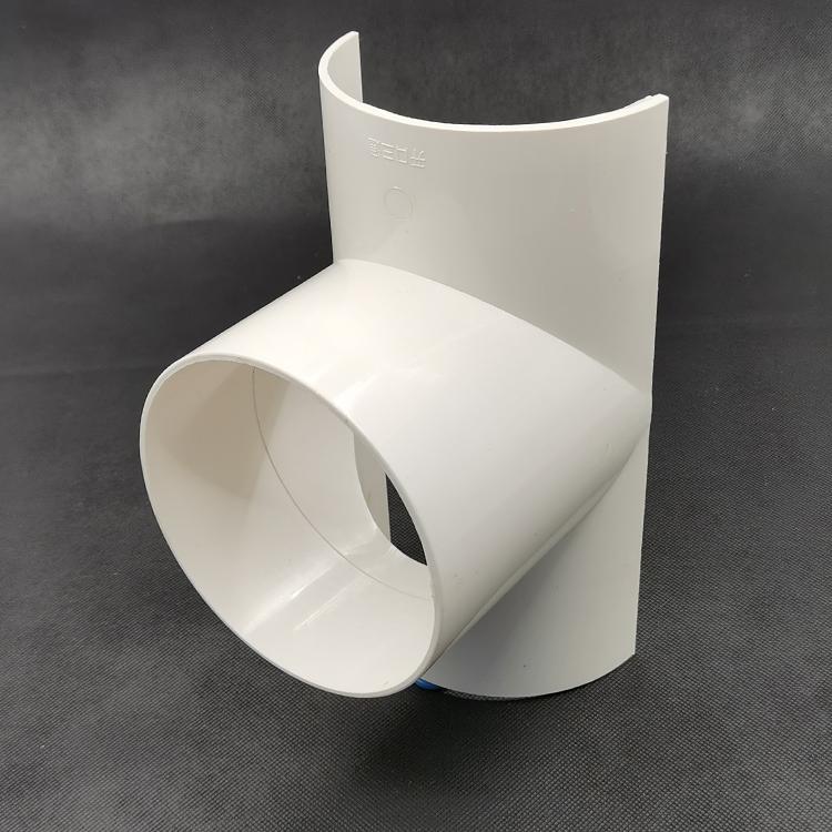 pvc开口三通 110加长版开口三通 pvc异径三通排水管件