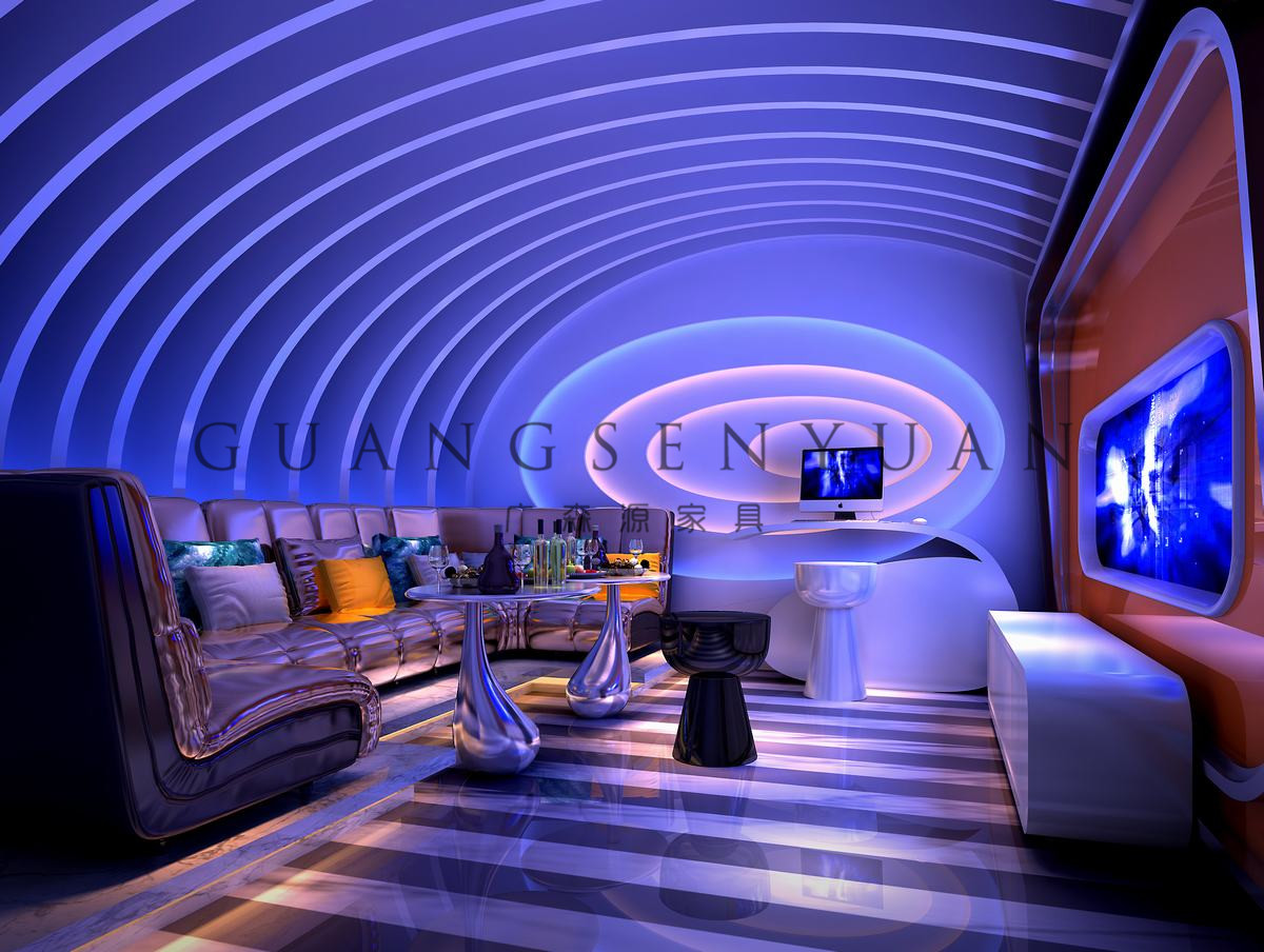 定制ktv夜总会酒吧音乐餐厅包厢咖啡厅清吧转角u型l卡座沙发组