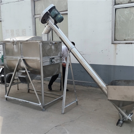 全自动不锈钢提升机 散装物料螺旋输送机 多用途不锈钢提料机