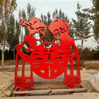 不锈钢剪纸雕塑，剪纸造型雕塑